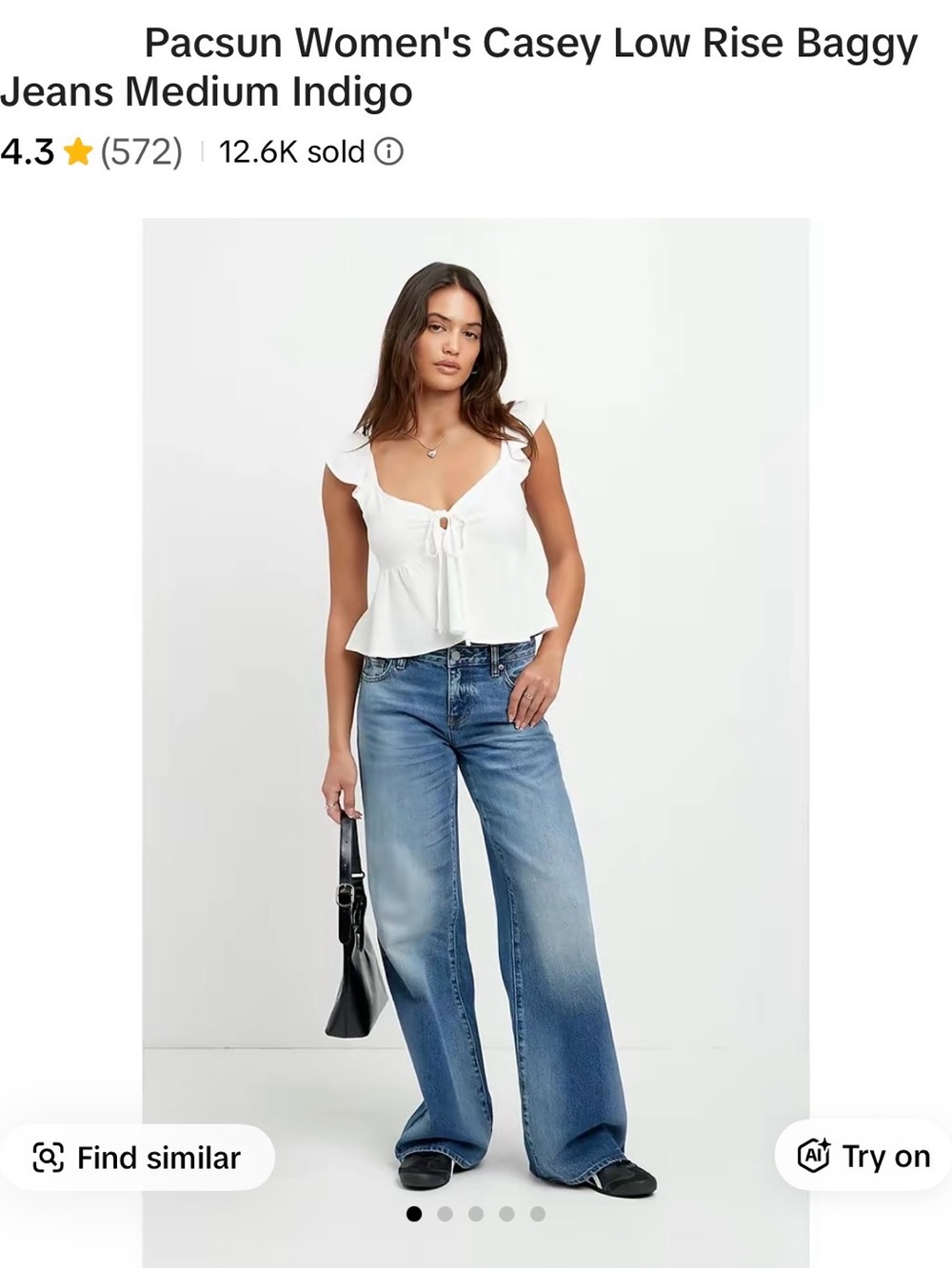 PAC Sun Casey Low Rise Jeans 24S